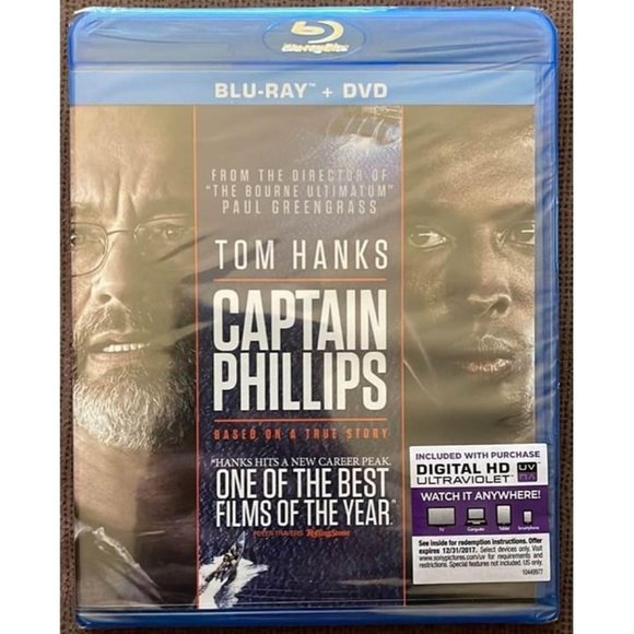 Captain Phillips - NEW (Blu-ray/DVD) - Tom Hanks - Picture 1 of 2
